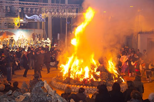 Sant Antoni festival in Ascó: the religious side